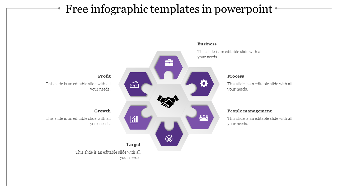 free infographic templates in powerpoint-Purple